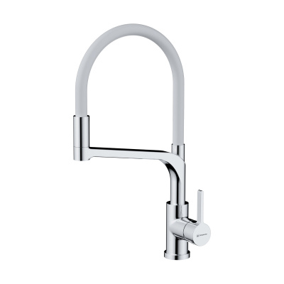 Смеситель для кухни Omoikiri Sinto 2 Plus-C-WH хром/белый