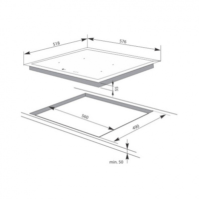 Индукционная панель Hansa BHI68077