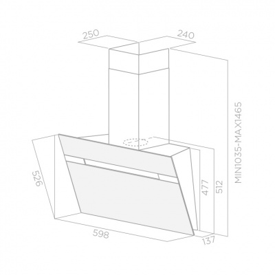 Вытяжка Jetair BONNY BL 60 A