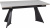 Кухонный стол Signal Laconi 160-220/90 (белый/черный)
