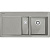 Мойка керамика Fraceram MTK 651-100 серый матовый правая Franke (124.0380.242)