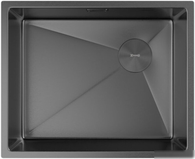 Кухонная мойка ZorG Zerox 54 U / IF Side SF PVD Gunblack