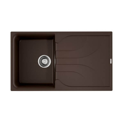 Мойкa кухонная Omoikiri Yasugata 86-DC Tetogranit/темный шоколад