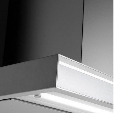 Вытяжка Falmec Silence LUMINA NRS 120 inox vetro bianco (800)