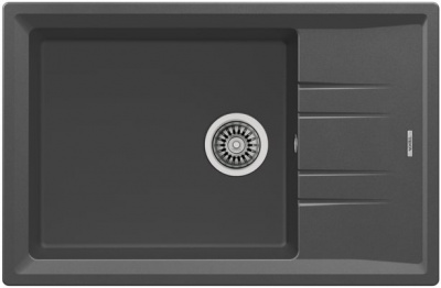 Мойка из тегр. Teka STONE 60 S-TG 1B 1D темно-серый (ручной слив)