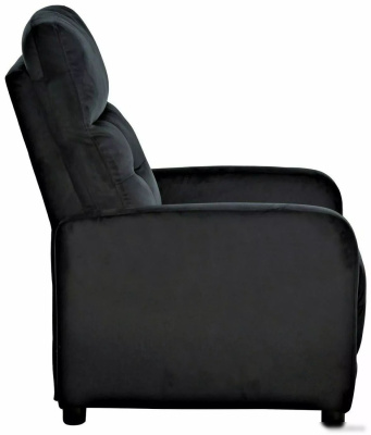 Кресло-качалка Signal Otus Velvet Bluvel 19 раскладное (черный)
