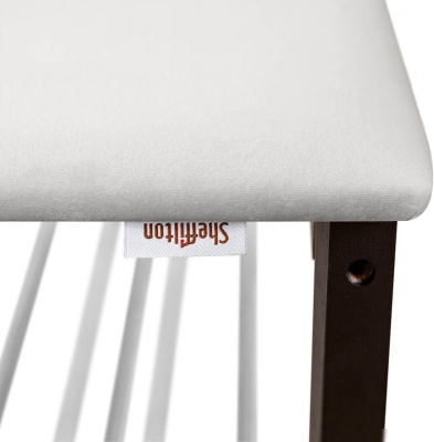 Банкетка Sheffilton SR-0628 Б-2 (черный матовый/серое облако)