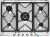 Газовая панель Smeg SR975XGH