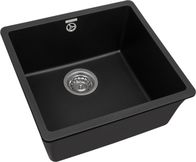 Кухонная мойка ZorG Fast 44 black metallic