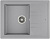 Мойка из тегр. Teka STONE 45 S-TG 1B 1D серый металлик (ручной слив)