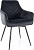 Стул с подлокотниками Signal Servio Velvet Bluvel 19 (черный/черный)