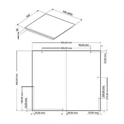 Газовая панель Hansa BHKS611502