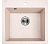 Мойка кухонная Laveo Alena SBA_410T квадратная бежевый