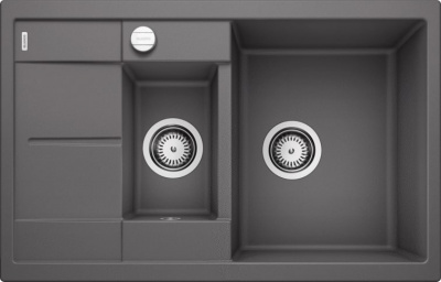 Мойка из силгр. Blanco METRA 6 S COMPACT темная скала