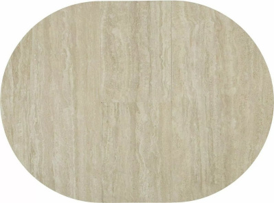 Кухонный стол Signal Gaston ceramic 100-135/100 (травертин/кашемир)