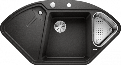 Мойка из силгр. Blanco DELTA ll-F черный