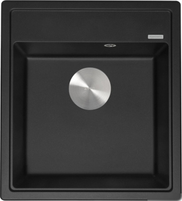 Кухонная мойка ZorG Rock 46 Premium black metallic