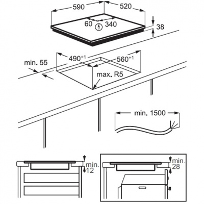 Электрическая панель Electrolux CKE6450WC
