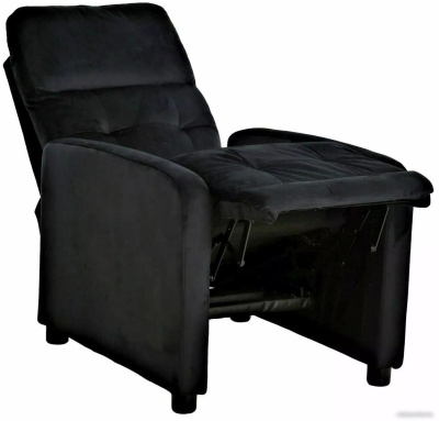 Кресло-качалка Signal Otus Velvet Bluvel 19 раскладное (черный)