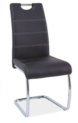 Стул SIGNAL CHERRY MATT VELVET 99 черный New