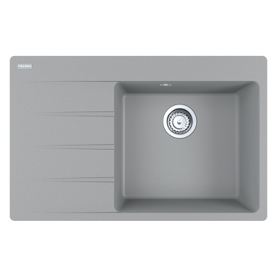 Мойка с сифоном гранит CNG 611-78 TL серый камень, левая (в/у) Franke (114.0630.469)