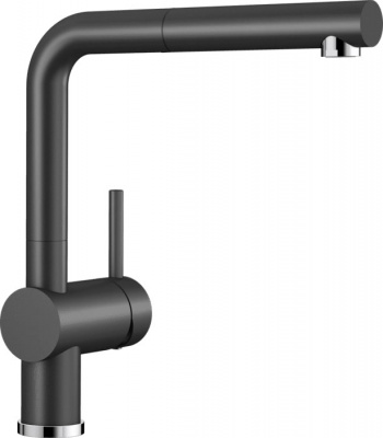Смеситель BLANCO LINUS-S керамика черный