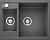 Мойка из силгр. Blanco METRA 6 темная скала