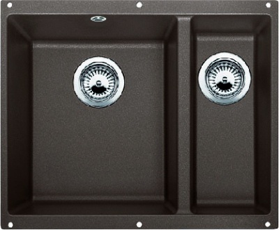 Мойка из силгр. Blanco ROTAN 340/160-U кофе