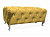 Пуф SIGNAL HESTIA VELVET карри/серебряный 100/46/50 New