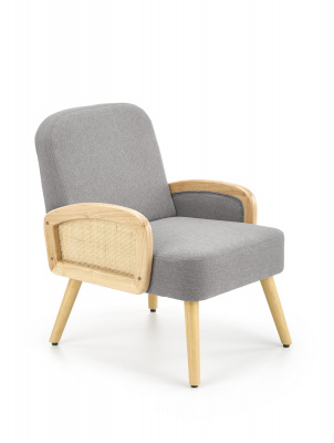 Кресло HALMAR GRECOS серый New