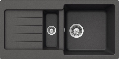 Мойка из тегр. Teka KEA 60 B-TG карбон без клапана-автомата