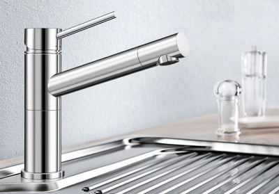 Смеситель Blanko ALTA Compact нержавейка