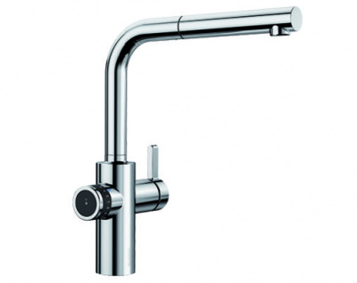 Смеситель BLANCO EVOL-S Volume хром, рычаг справа