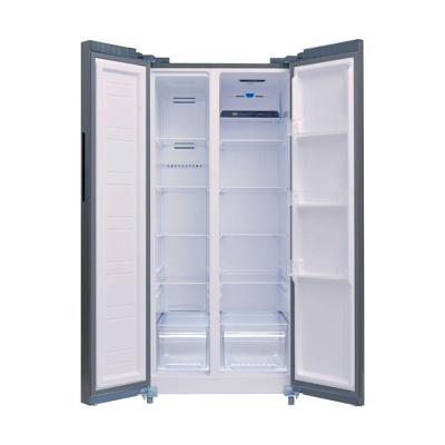 Холодильник Weissgauff WSBS 500 Inverter NoFrost Inox Glass