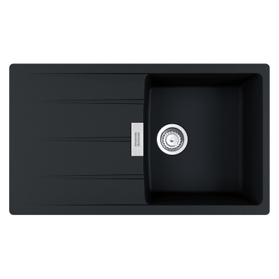 Мойка с сифоном гранит CNG 611-86 оникс (в/у) Franke (114.0630.443)