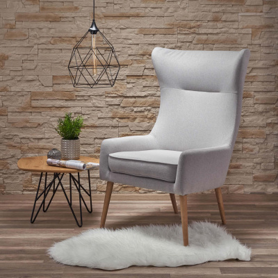 Кресло HALMAR FAVARO 2 светло-серый