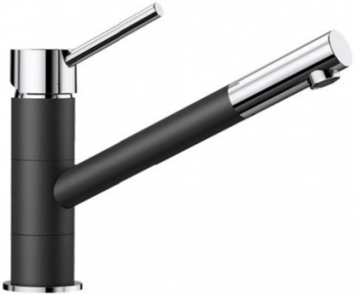 Смеситель BLANCO KANO антрацит/хром