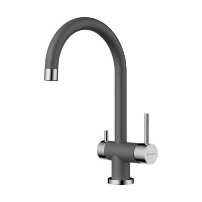 Смеситель OMOIKIRI Yamada-PL латунь/гранит/платина