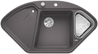 Мойка из силгр. Blanco DELTA ll темная скала