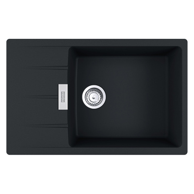 Мойка с сифоном гранит CNG 611-78 XL черный матовый (в/у) Franke (114.0630.434)