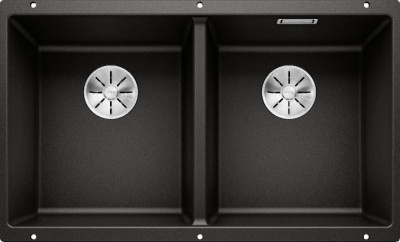 Мойка из силгр. Blanco SUBLINE 350/350-U черный