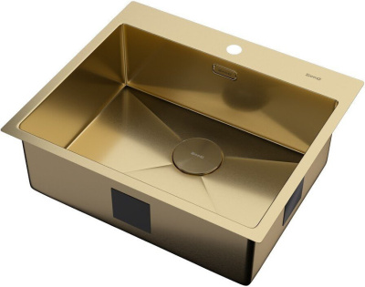 Кухонная мойка ZorG Zerox 59 IF PVD Gold