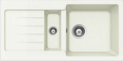 Мойка из тегр. Teka KEA 60 B-TG белый без клапана-автомата