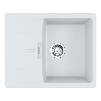 Мойка с сифоном гранит CNG 611-62 белый (в/у) Franke (114.0630.417)