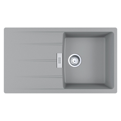 Мойка с сифоном гранит CNG 611-86 серый камень (в/у) Franke (114.0630.442)