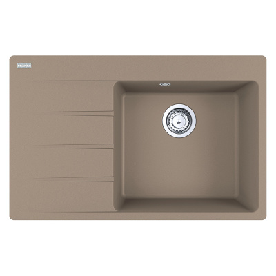 Мойка с сифоном гранит CNG 611-78 TL миндаль, правая (в/у) Franke (114.0630.476)