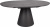 Кухонный стол Signal Angel II 120-160/120 (эффект серого мрамора/черный)