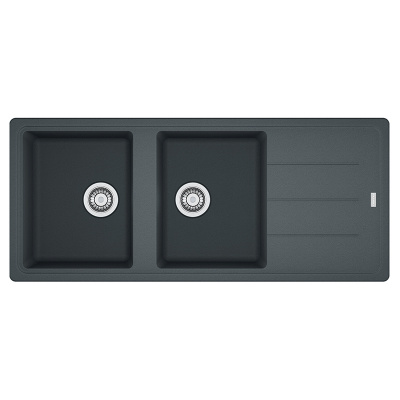 Мойка с сифоном гранит BFG 621 графит Franke (114.0367.653)