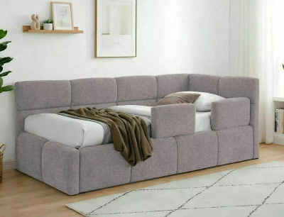 Кровать Signal Emma Raven 91 90/200 (пудрово-розовый)