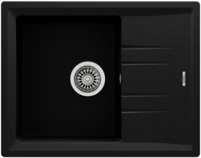 Мойка из тегр. Teka STONE 45 S-TG 1B 1D черный металлик (ручной слив)